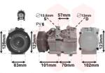 VAN WEZEL Compresor, climatizare VAN WEZEL 8200K209 (8200K209)