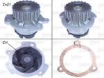 VALEO Pompă de apă, răcire motor VALEO 506151 (506151)