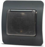 Elbi Priza Schuko cu capac 16A antracit Jazz (EL0072927)