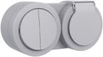 OVIVO Priza cu capac comutator aplicat 16A IP54 gri Xone (EL0083965)