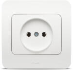 Elbi Priza simpla fara contact de protectie 16A alb mat Jazz (EL0072892)