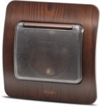 Elbi Priza Schuko cu capac 16A nuc inchis Jazz (EL0072868)