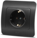 Elbi Priza Schuko 16A negru mat Jazz (EL0072909)