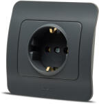 Elbi Priza Schuko 16A antracit Jazz (EL0072929)