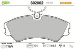 VALEO set placute frana, frana disc VALEO 302002 (302002)