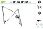 VALEO Mecanism actionare geam VALEO 851360 (851360)