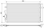 VALEO Condensator, climatizare VALEO 822666 (822666)
