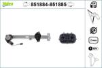 VALEO Mecanism actionare geam VALEO 851885 (851885)