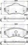COMLINE set placute frana, frana disc COMLINE CBP32145 (CBP32145)