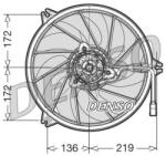 DENSO Ventilator, radiator DENSO DER21007 (DER21007)