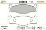 VALEO set placute frana, frana disc VALEO 302656 (302656)