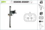 VALEO Mecanism actionare geam VALEO 850690 (850690)