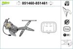 VALEO Mecanism actionare geam VALEO 851461 (851461)