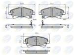 COMLINE set placute frana, frana disc COMLINE CBP31799 (CBP31799)