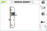 VALEO Mecanism actionare geam VALEO 850641 (850641)