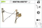 VALEO Mecanism actionare geam VALEO 850707 (850707)