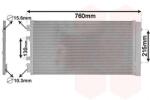 VAN WEZEL Condensator, climatizare VAN WEZEL 43005483 (43005483)