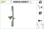 VALEO Mecanism actionare geam VALEO 850636 (850636)