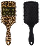 MoftX Perie Par Plata Patrata Neagra cu Model Animal Print (1175583)