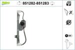 VALEO Mecanism actionare geam VALEO 851283 (851283)