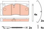 TRW set placute frana, frana disc TRW GDB5005 (GDB5005)