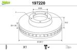 VALEO Disc frana VALEO 197220 (197220)
