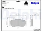DELPHI set placute frana, frana disc DELPHI LP643 (LP643)