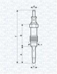 Magneti Marelli Bujie incandescenta MAGNETI MARELLI 062900046304 (062900046304)