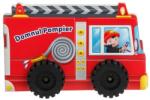 MoftX Carte Cartonata Vehicul Pompieri cu Roti Domnul Pompier - 5F (1188610)