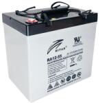Ritar Оловна AGM Deep cycle батерия RITAR (DC12-55), 12V, 55Ah, 229 / 138 /211 mm F15/M6 / F11/M6, За соларни системи (RITAR-DC12-55) - caretech