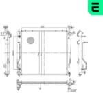 ERA Radiator, racire motor ERA 673039 (673039)
