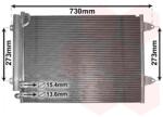 VAN WEZEL Condensator, climatizare VAN WEZEL 58005225 (58005225)
