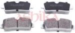 ASHIKA set placute frana, frana disc ASHIKA 51-00-0223 (51-00-0223)