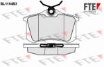 FTE set placute frana, frana disc FTE 9010054 (9010054)
