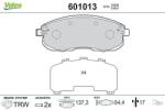 VALEO set placute frana, frana disc VALEO 601013 (601013)