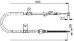 Bosch Cablu, frana de parcare BOSCH 1 987 482 257 (1 987 482 257)