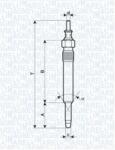 Magneti Marelli Bujie incandescenta MAGNETI MARELLI 062900004304 (062900004304)