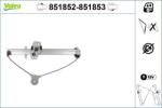 VALEO Mecanism actionare geam VALEO 851853 (851853)