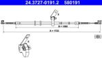 ATE Cablu, frana de parcare ATE 24.3727-0191.2 (24.3727-0191.2)