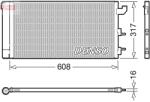 DENSO Condensator, climatizare DENSO DCN09144 (DCN09144)
