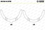 GLYCO Saiba distantier, arbore cotit GLYCO A179/4 STD (A179/4 STD)