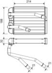 VALEO Schimbător de căldură, încălzire habitaclu VALEO 811598 (811598)