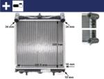 MAHLE Radiator, racire motor MAHLE BEHR CR 370 000S (CR 370 000S)