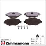 ZIMMERMANN set placute frana, frana disc ZIMMERMANN 23279.985. 1 (23279.985.1)