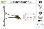 VALEO Mecanism actionare geam VALEO 850316 (850316)