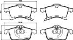 Hella-pagid set placute frana, frana disc HELLA-PAGID 8DB 355 009-221 (8DB 355 009-221)