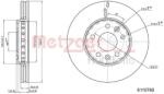 Metzger Autoteile Disc frana METZGER AUTOTEILE 6110760 (6110760)