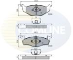 COMLINE set placute frana, frana disc COMLINE CBP0706 (CBP0706)