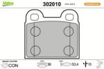 VALEO set placute frana, frana disc VALEO 302010 (302010)