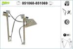 VALEO Mecanism actionare geam VALEO 851069 (851069)